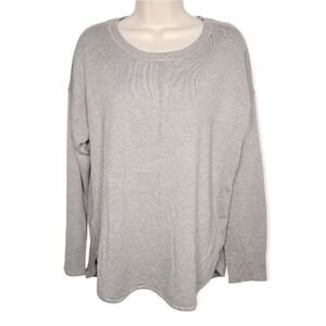 Ellen Tracy Gray Long Sleeve Knit Sweater Women's Size‎ Large